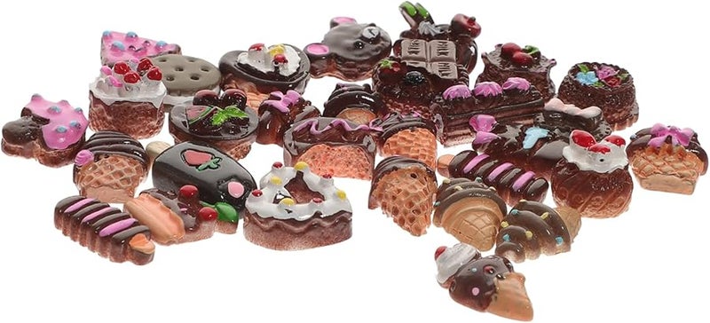 30Pcs Realistic Artificial Dessert Display Props For DIY Photography - Image 1